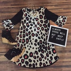Animal Print Boutique Dress